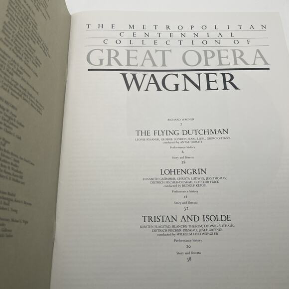 The Metropolitan Collection of Great Opera WAGNER 4 LP + Booklet EX / NM!!! WOW! - Picture 15 of 16